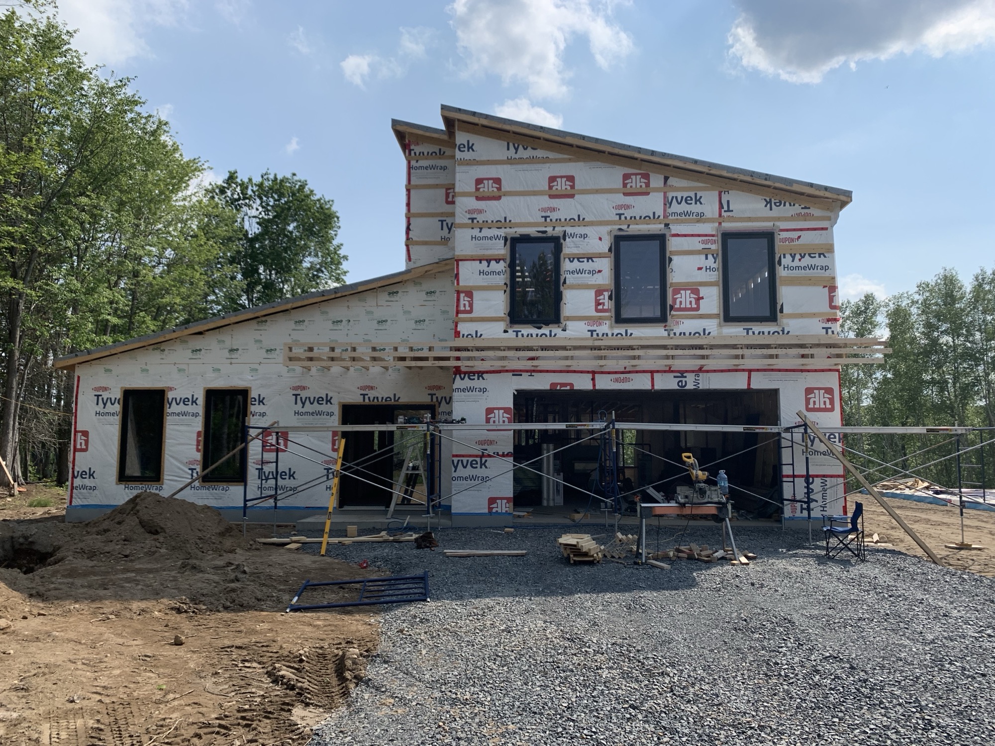 New home construction in progress.