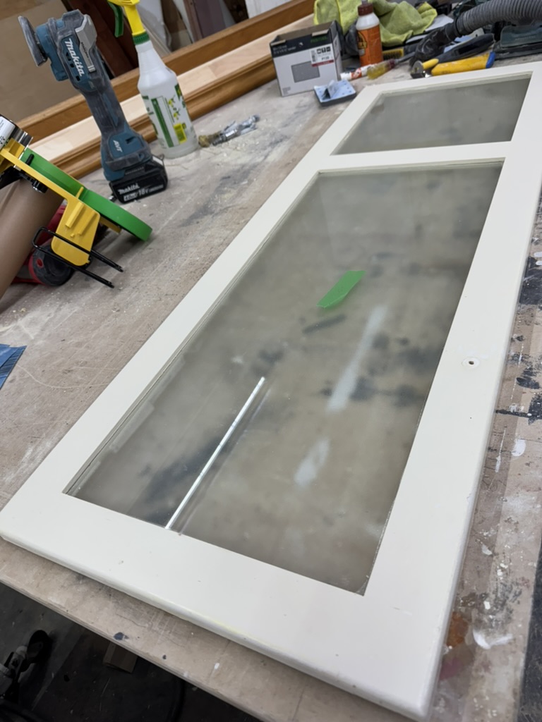 Kitchen cabinetry restoration and finishing.